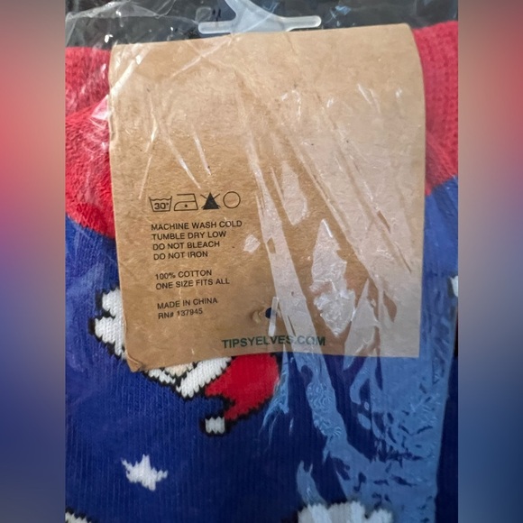 Tipsy Elves men’s Santa socks - brand new - Picture 3 of 4